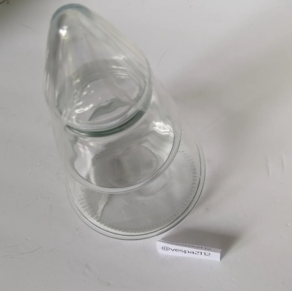 Target Bullseye Playground Christmas Tree Clear Fillable Glass Jar Canister